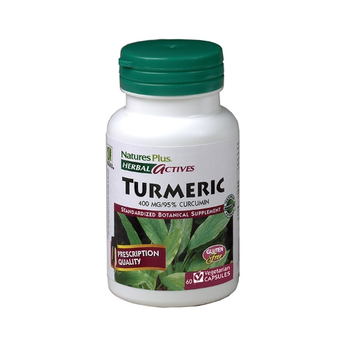 Natures Plus Herbal Actives Turmeric 400 mg 